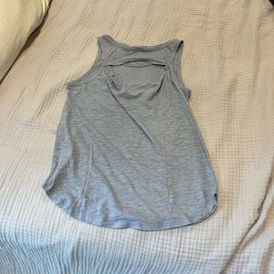 Athleta light blue tank top